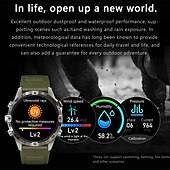 cheap Smartwatch-Alloy Outdoor Sports Smartwatch Men Compass 1.6inch 360*360 HD Screen Bluetooth Call Health Monitoring Smart Watch Man
