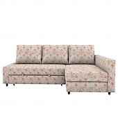 economico Copridivano-Copertura per divano letto 100% cotone coperture quilted floreali colorate con braccioli