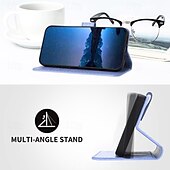cheap iPhone Cases-Phone Case For iPhone 16 iPhone 15 Pro Max Plus iPhone 14 13 12 11 Pro Max Plus Mini SE Back Cover with Stand Holder with Wrist Strap Card Slot TPU PU Leather