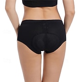 זול מכנסיים, מכנסיים קצרים וחצאיות לנשים-WOSAWE בגדי ריקוד נשים צבע אחיד תחתוני אופניים מכנס קצר מרופד לרכיבה אופניים מכנסיים קצרים הלבשה תחתונה שורטים (מכנסיים קצרים) מרופדים גזרה צרה ספורט ייבוש מהיר גמישות גבוהה נוח נושם שחור ורוד ביגוד