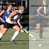 abordables Soins Personnels &amp; Santé-3 paires Chaussettes de Compression Nylon Anti-Friction