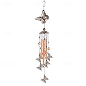 cheap Wall Sculptures-Pure Hand-Made Copper Wind Chimes,Animals Wind Chimes for Outside Clearance Copper Windchimes Outdoors Patio Decor House Warming Gifts Outdoor Wind Chimes Garden Decor for Outside Porch Yard Decoratio
