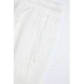 cheap Classic-Men&#039;s Culottes Wide Leg Linen Pants Trousers Summer Pants Patchwork Drawstring Elastic Waist Plain Comfort Breathable Casual Daily Holiday Fashion Classic Style Black White
