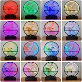 tanie Lampki nocne 3D-1 szt. Lampa led do wzrostu roślin z głośnikiem bt, akwarium, sceneria wodna lampa dekoracyjna ozdoba na biurko nadaje się do salonu w biurze sypialnia dekoracja restauracji