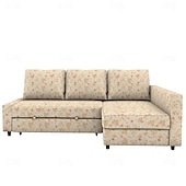 economico Copridivano-Copertura per divano letto 100% cotone coperture quilted floreali colorate con braccioli