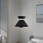 economico Luci a sospensione-lampada a sospensione a led isola cucina lampada a sospensione 1 luce 15 cm design singolo metallo finiture verniciate camera da letto moderna in stile nordico sala da pranzo 110-240v