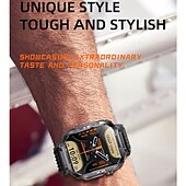 preiswerte Intelligente Armbänder-696 S320B Smartwatch 2.02 Zoll Smart-Armband Bluetooth Schrittzähler Anruferinnerung Schlaf-Tracker Kompatibel mit Android iOS Herren Freisprechanlage Nachrichterinnerung Step Tracker IP 67 44mm