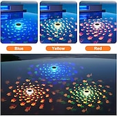 billige Undervannslamper-solenergi flytende bassenglys, nedsenkbare led bassenglys ip67 vanntette led damlys fontenelys hageinnredning lys landskapslys nedsenkbart lys 1/2 stk