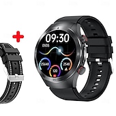 cheap Smart Wristbands-696 E800 Smart Watch 1.49 inch Smart Band Fitness Bracelet Bluetooth ECG+PPG Temperature Monitoring Pedometer Compatible with Android iOS Men Hands-Free Calls Message Reminder IP 67 46mm Watch Case