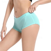 זול מכנסיים, מכנסיים קצרים וחצאיות לנשים-WOSAWE בגדי ריקוד נשים צבע אחיד תחתוני אופניים מכנס קצר מרופד לרכיבה אופניים מכנסיים קצרים הלבשה תחתונה שורטים (מכנסיים קצרים) מרופדים גזרה צרה ספורט ייבוש מהיר גמישות גבוהה נוח נושם שחור ורוד ביגוד