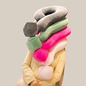 economico Imbottitura per cuscini-cuscino da viaggio con punto interrogativo, cuscino da aereo in memory foam per collo di adulti/bambini &amp;amp; cuscino di supporto per la schiena leggero per dormire in campeggio in casa, in ufficio,