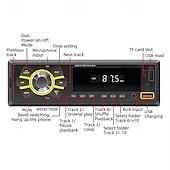 cheap Bluetooth Car Kit/Hands-free-Car Radio Stereo Player Digital Bluetooth MP3 Player 60Wx4 FM Audio Stereo Music USB/SD with In Dash AUX Input