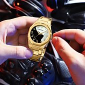 billiga Kvartsklockor-Herr Kvartsklockor Minimalistisk Mode Affär Armbandsur VATTENTÄT Dekorativ Stål Klocka
