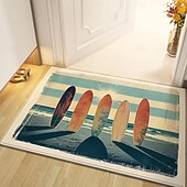 billiga Dörrmattor-sommar sufer board område matta kök matta halkfri oljesäker golvmatta vardagsrum matta inomhus utomhus matta sovrum dekor badrum matta entré matta dörr matta