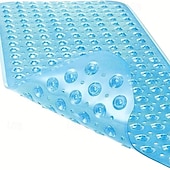 billige Antiskli baderomsmatte-badekar matte sklisikker badematte for badekar, 40 x 16 tommer dusjmatte med sugekopper, ekstra stor og maskinvaskbar, badematter for bad