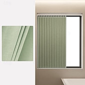 voordelige Deurgordijnen-verticale zonwering waterdichte lamellenstof thermisch geïsoleerd energiebesparende uv-bescherming decoratie verticale jaloezieën