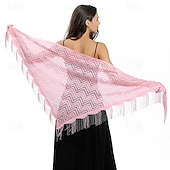 abordables enveloppes d&#039;invité de mariage-écharpe en dentelle ondulée robe de mariée robe de soirée châle en dentelle soirée dansante écharpe polyvalente pour femme