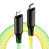 abordables Cables para móviles-Cable de carga múltiple 66W 3,9 pies USB A a USB C USB C a USB C 2.1 A Cable de Carga Carga rápida Alta transferencia de datos nailon trenzado 3 en 1 Tacto Suave Para iPad Samsung Xiaomi Accesorio