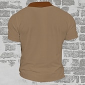  Per uomo Tribale Magliette Polo a Nido d'Ape Maglia da golf Manica Corta Magliette polo Camicie con Colletto Vintage Casual Abbigliamento da vacanza Abiti da festa Stampa 3D Bottoni Estate Primavera