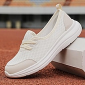 preiswerte Damen-Sneaker-Leichte, atmungsaktive Wanderschuhe für Damen – Slip-On-Mesh-Sneaker zum Laufen und für die Freizeit