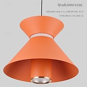 economico Luci a sospensione-lampada a sospensione a led isola cucina lampada a sospensione 1 luce 15 cm design singolo metallo finiture verniciate camera da letto moderna in stile nordico sala da pranzo 110-240v