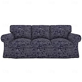 billiga Sofföverdrag-3-sits sofföverdrag 100% ren bomull blommigt kviltade överdrag för 3-sits soffa