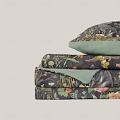 cheap Duvet Cover Sets-Retro Rainforest Rabbit Duvet Cover Set 2-piece Set 3-piece Set Lightweight Soft Short Plush Set Thick Feather Square Bed