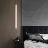 cheap Indoor Wall Lights-LED Bedside Wall Lamp Modern Long Strip Wall Light Indoor Acrylic Decoration Wall Sconce Background Linear Wall Mounted Lamp for Bedroom Living Room Study Corridor Dining Room 110-240V