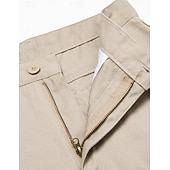 billige Ferie-Herre Cargoshorts Shorts Bermudashorts Multi lomme Rett ben Ensfarget Anvendelig Utendørs Knelengde utendørs Avslappet Strand Klassisk Svart Kakifarget Høy Midje Uelastisk