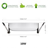 זול נורות ספוט לד-smart rgb תקרה תאורת downlight אור שקוע 5w/10w 85v-265v led צבעוני שלט רחוק תאורה שקועה