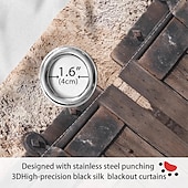 Vintage Wooden Blackout Curtains Door Insulation Outdoor Balcony Rest Living Room Home Decoration 2-piece Set of 3d Digital Printing Perforated cheap Curtains & Drapes-Vintage Wooden Blackout Curtains Door Insulation Outdoor Balcony Rest Living Room Home Decoration 2-piece Set of 3d Digital Printing Perforated