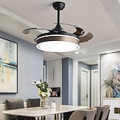 billige Lamper til takvifte-led takvifter 108cm 1-lys dimbar malte overflater metall akryl moderne nordisk stil soverom spisestue kun dimbar med fjernkontroll