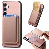 Недорогие Чехлы для Samsung-телефон Кейс для Назначение SSamsung Galaxy S24 Ultra Plus S23 Ultra Plus А55 А35 А25 А15 5Г A54 A34 A14 S25 Ультра Магнитный адсорбционный футляр
