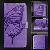 economico Cover per iPhone-telefono Custodia Per iPhone16 iPhone 15 Pro Max Plus iPhone 14 13 12 11 Pro Max Plus Mini SE Per retro Con supporto A calamita con cinturino da polso Farfalla Retrò TPU pelle sintetica