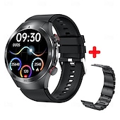 cheap Smart Wristbands-696 E800 Smart Watch 1.49 inch Smart Band Fitness Bracelet Bluetooth ECG+PPG Temperature Monitoring Pedometer Compatible with Android iOS Men Hands-Free Calls Message Reminder IP 67 46mm Watch Case