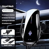 cheap Car Holder-FYAUTOPER  Car wireless charging mobile phone stand outlet automatic induction open and close car fast charge navigation stand