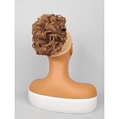 ieftine Coadă de cal-Agață În / Pe Coadă de cal cu Clip Păr Sintetic Fir de păr Extensie de păr Deep Curly 8 inci Purtare Zilnică