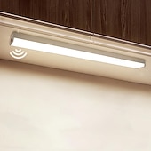 ieftine lumina dulapului-lumină de noapte led pir senzor de mișcare usb reîncărcabil 10/20/30/50cm dulap dulap bucătărie coridor lumini scară lampă de noapte fără fir