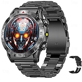 Χαμηλού Κόστους Smartwatch-Έξυπνο ρολόι 2024 1,43 ιντσών amoled smartwatch υψόμετρο πυξίδα ατμοσφαιρικής πίεσης ρολόι bluetooth βηματόμετρο υπενθύμισης κλήσεων παρακολούθησης δραστηριότητας με android ios γυναίκες άνδρες