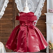 levne Párty šaty-Děti Dívčí Šaty Šaty na párty Pevná barva Bez rukávů Výkon Zvláštní příležitosti Nabírané šaty Denní Princeznovské Polyester Midi Bruslařské šaty Léto Jaro 2-12 let Více barev Světle zelená Světl