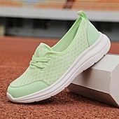 preiswerte Damen-Sneaker-Leichte, atmungsaktive Wanderschuhe für Damen – Slip-On-Mesh-Sneaker zum Laufen und für die Freizeit