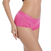 זול מכנסיים, מכנסיים קצרים וחצאיות לנשים-WOSAWE בגדי ריקוד נשים צבע אחיד תחתוני אופניים מכנס קצר מרופד לרכיבה אופניים מכנסיים קצרים הלבשה תחתונה שורטים (מכנסיים קצרים) מרופדים גזרה צרה ספורט ייבוש מהיר גמישות גבוהה נוח נושם שחור ורוד ביגוד