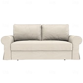 economico Copridivano-Copridivano letto in cotone al 100% di colore uniforme foderine in cotone trapuntato