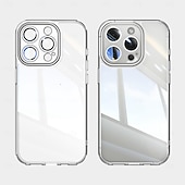 رخيصةأون جرابات آيفون-هاتف غطاء من أجل ايفون 16 iPhone 15 Pro Max iPhone 14 13 12 Pro Max Plus غطاء خلفي حامي عدسة الكاميرا ضد الصدمات درع TPU