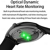 abordables Montres connectées-696 QS28 Montre intelligente 1.43 pouce Smartwatch Montre Connectée Bluetooth ECG + PPG Podomètre Rappel d&#039;Appel Compatible avec Android iOS Femme Hommes Mode Mains-Libres Rappel de Message IP 67