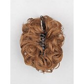 ieftine Coadă de cal-Agață În / Pe Coadă de cal cu Clip Păr Sintetic Fir de păr Extensie de păr Deep Curly 8 inci Purtare Zilnică