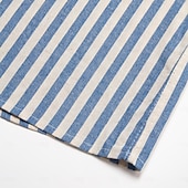 preiswerte Herren Elite Hemden-Herren Hemd Sommerhemd Freizeithemd Knopfhemd Schwarz Blau Langarm Streifen Revers Urlaub Alltagskleidung Bekleidung Baumwolle 100% Baumwolle Mode Hawaiianisch Lässig