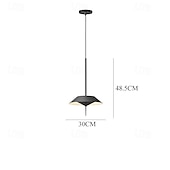 cheap Island Lights-LED Pendant Light  Kitchen Island Pendant Lamp 1-Light 30 cm Single Design Metal Painted Finishes Modern Nordic Style Bedroom Dining Room 110-240V