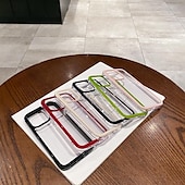 cheap iPhone Cases-Phone Case For iPhone 15 Pro Max iPhone 14 Pro Max iPhone 13 Pro Max Back Cover Transparent Shockproof TPU Acrylic