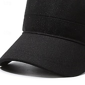 levne Pánské klobouky-Pánské Unisex PLacatá čepice Kšiltovka Vojenská čepice Kadetský klobouk Černá Námořnická modř Polyester Vinobraní Módní Na běžné nošení ulice Denní Bez vzoru Nastavitelná Prodyšné